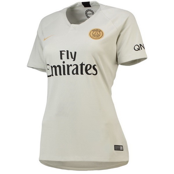 Camiseta Paris Saint Germain Segunda equipo Mujer 2018-19 Blanco